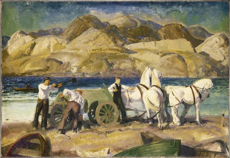 George Wesley Bellows The Sand Cart Germany oil painting art